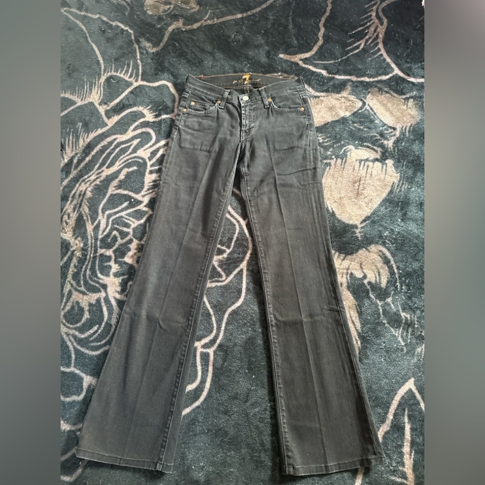 7 For All Mankind Flare Jeans size 23 - Picture 2 of 6